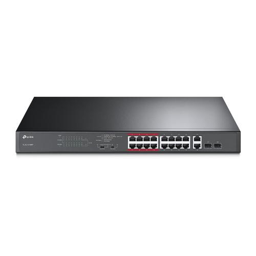 TP-Link TL-SL1218MP netwerk-switch Unmanaged Gigabit Ethernet (10/100/1000) Power over Ethernet (PoE) Zwart
