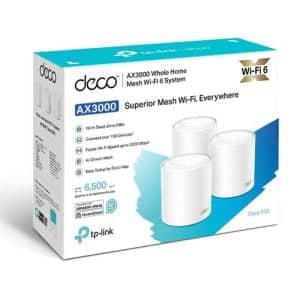 TP-Link Deco X50 (3-pack) Dual-band (2.4 GHz / 5 GHz) Wi-Fi 6 (802.11ax) Wit Intern