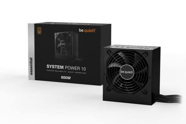 be quiet! System Power power supply unit W + pin ATX ATX Zwart