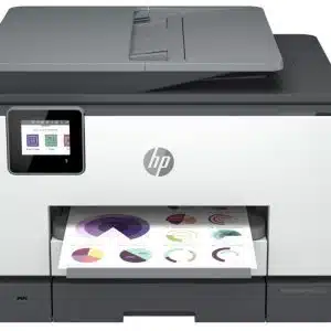 HP OfficeJet Pro e All in One printer, Printen, kopiëren, scannen, faxen, Automatische invoer voor vellen; Printen via USB poort aan voorzijde; Scannen naar e mail; Dubbelzijdig printen