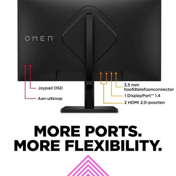 MON HP Omen 27Inch IPS 165Hz DisplayPort, 2x HDMI 1ms - 10