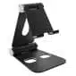 Mobiparts Tablet Stand Holder Metal size L - Zwart - 0