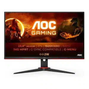 AOC 24G2SPU/BK computer monitor 60,5 cm (23.8") 1920 x 1080 Pixels Full HD Zwart, Rood - 0