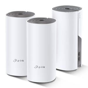 TP-LINK Deco E4 (3-pack) Dual-band (2.4 GHz / 5 GHz) Wi-Fi 5 (802.11ac) Wit, Grijs 2 Intern - 0