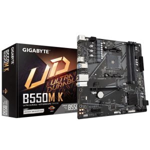 Gigabyte B550M K 1.0 moederbord AMD B550 Socket AM4 micro ATX - 0