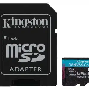 Kingston Technology Canvas Go! Plus flashgeheugen 64 GB MicroSD UHS-I Klasse 10 - 0