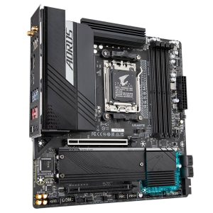 Gigabyte B650M AORUS ELITE AX moederbord AMD B650 Socket AM5 micro ATX - 0