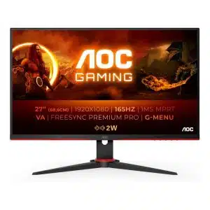 AOC 27G2SAE/BK computer monitor 68,6 cm (27") 1920 x 1080 Pixels Full HD LED Zwart, Rood - 0