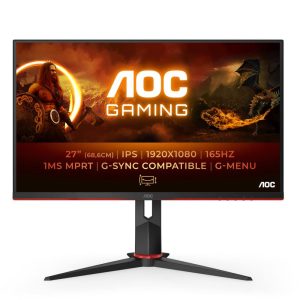 AOC 27G2SPU/BK computer monitor 68,6 cm (27") 1920 x 1080 Pixels Full HD Zwart, Rood - 0