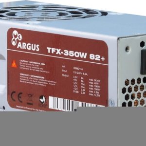 Inter-Tech TFX-350W power supply unit 20+4 pin ATX ATX Grijs - 0