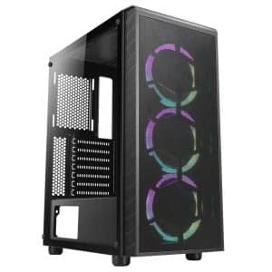 Case Azza Prima 360 Midi Tower zwart - 0