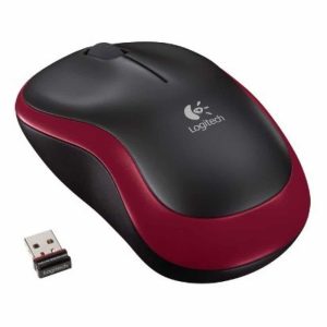 MS Logitech M185 Wireless Mouse Rood - 0