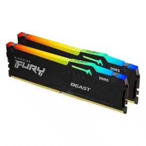 Kingston Technology FURY Beast RGB geheugenmodule 16 GB 2 x 8 GB DDR5 6000 MHz - 0