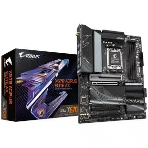 Gigabyte X670 AORUS ELITE AX moederbord AMD X670 Socket AM5 ATX - 0