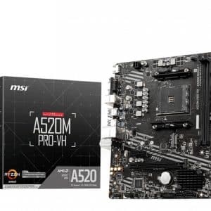 MB MSI A520M PRO-VH Socket AM4 VGA + HDMI 2xDDR4 RETURNED - 0