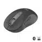 Logitech Signature M650 Draadloze Muis - Voor kleine tot middelgrote handen, 2 jaar batterijduur, stil klikken, aanpasbare zijknoppen, Bluetooth, compatibel met meerdere apparaten - Graphite - 0