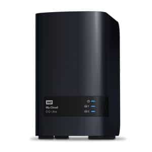 Western Digital My Cloud EX2 Ultra 3.5 Inch 2 bay My Cloud EX2 Ultra NAS, 8TB, Zwart - 0