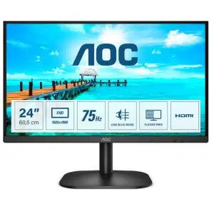 AOC B2 24B2XHM2 computer monitor 60,5 cm (23.8") 1920 x 1080 Pixels Full HD LCD Zwart - 0