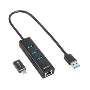 Sharkoon 4044951037575 notebook dock & poortreplicator Draadloos USB 3.2 Gen 1 (3.1 Gen 1) Type-C Zwart - 0