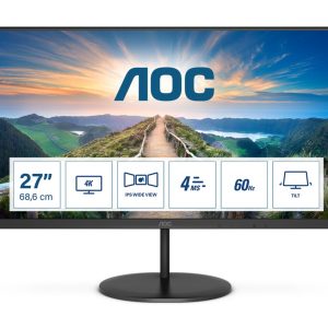 MON AOC 27Inch 3840x2160 (4K) IPS 60HZ 4MS DP 2 x HDMI - 0