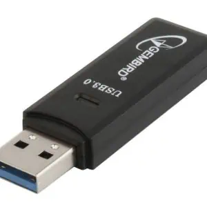 Gembird UHB-CR3-01 geheugenkaartlezer USB Zwart - 0