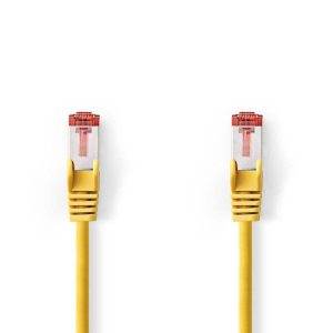 Nedis CCGP85221YE025 netwerkkabel Geel 0,25 m Cat6 S/FTP (S-STP) - 0