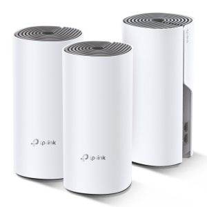 TP-LINK Deco E4 (3-pack) Dual-band (2.4 GHz / 5 GHz) Wi-Fi 5 (802.11ac) Wit, Grijs 2 Intern - 0