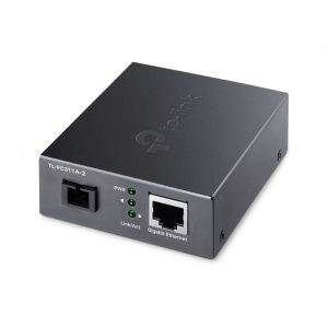 TP-Link TL-FC311A-2 netwerk media converter 1000 Mbit/s Single-mode Zwart - 0