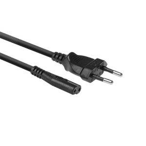 ACT AC3300 elektriciteitssnoer Zwart 1,5 m CEE7/16 C7 stekker - 0