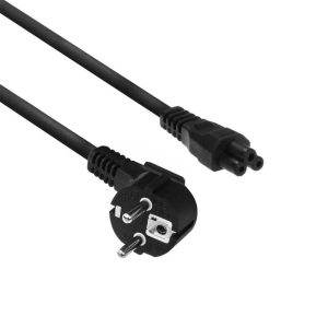 ACT AC3310 electriciteitssnoer Zwart 2 m CEE7/7 C5 stekker - 0
