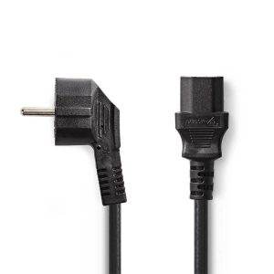 Nedis CEGP10000BK50 electriciteitssnoer Zwart 5 m Netstekker type F IEC C13 - 0