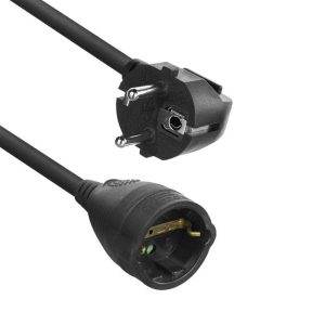 ACT AC2470 electriciteitssnoer Zwart 10 m Netstekker type F - 0