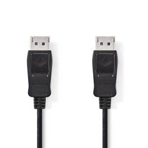 Nedis CCGB37010BK20 DisplayPort kabel 2 m Zwart - 0
