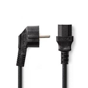 Nedis CEGT10000BK20 electriciteitssnoer Zwart 2 m IEC 320 C13 stekker - 0