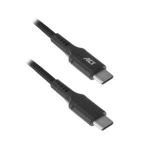 ACT AC3096 USB-kabel 1 m USB 2.0 USB C Zwart - 0