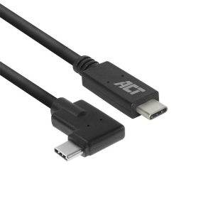 ACT AC7406 USB-kabel 1 m USB 3.2 Gen 1 (3.1 Gen 1) USB C Zwart - 0