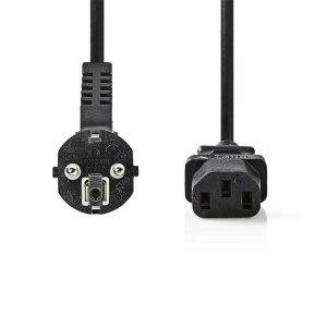 Nedis CEGP10000BK20 electriciteitssnoer Zwart 2 m Netstekker type F IEC 320 - 0