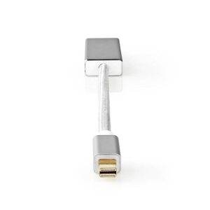 Nedis CCTB37450AL02 DisplayPort kabel 0,2 m Mini DisplayPort Zilver - 0