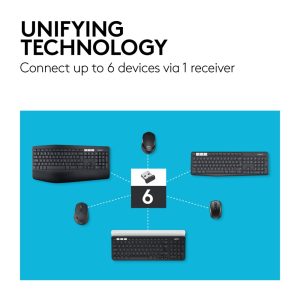 Logitech M510 | Ambidextrous Draadloze Muis | RF-Draadloos | 1000 DPI | Zwart | Returned - 8