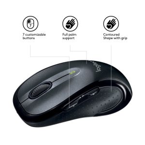 Logitech M510 | Ambidextrous Draadloze Muis | RF-Draadloos | 1000 DPI | Zwart | Returned - 4